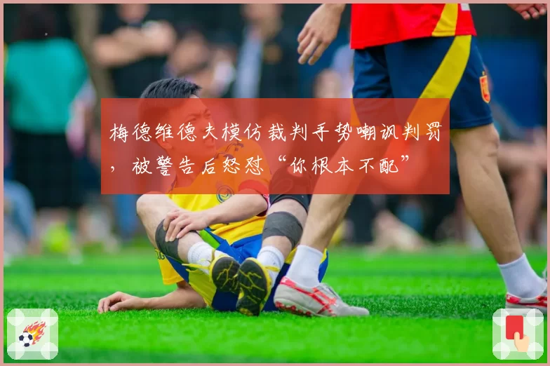 梅德维德夫模仿裁判手势嘲讽判罚，被警告后怒怼“你根本不配”
